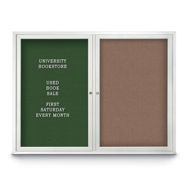 Corkboard, 72"x48", Pearl/Satin